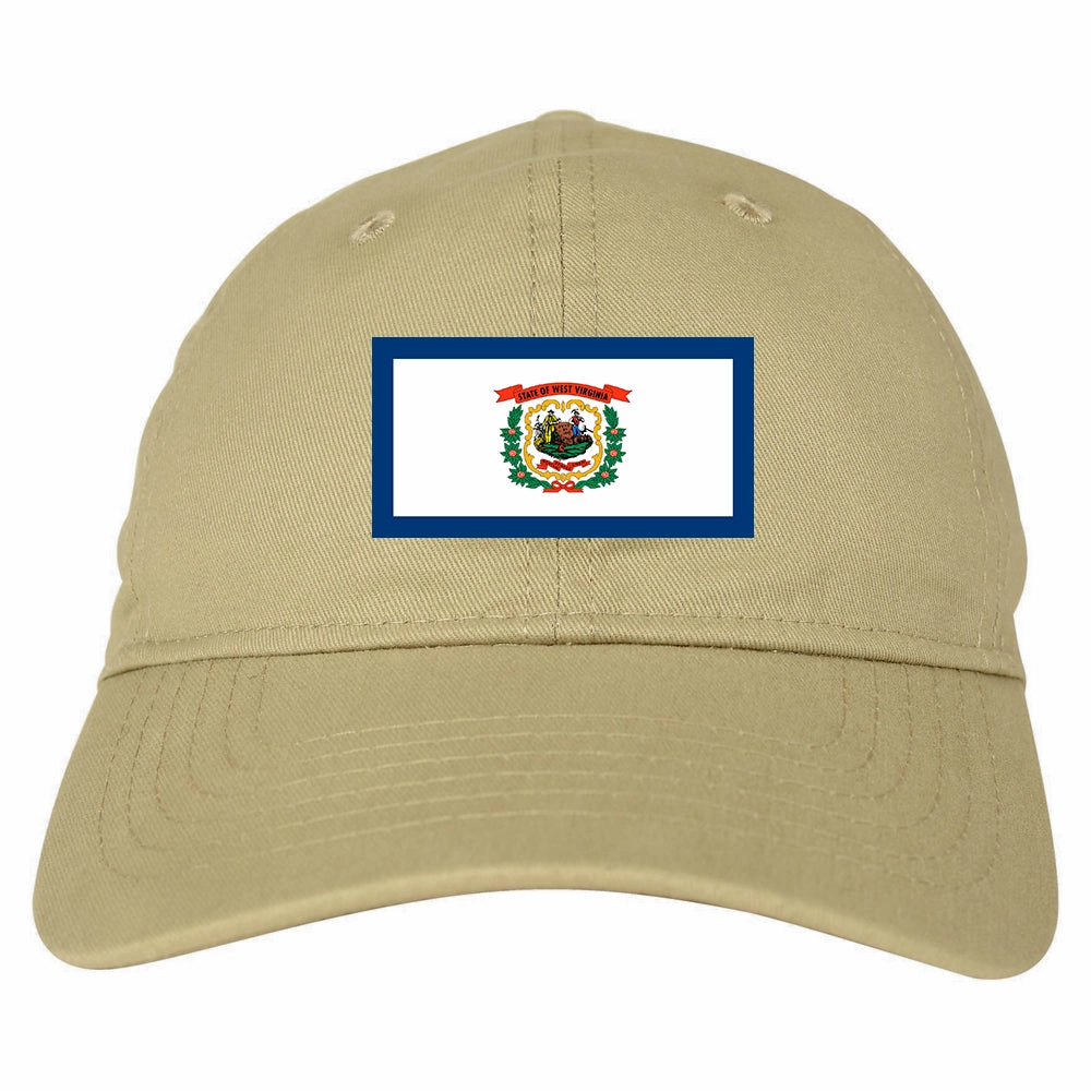 West Virginia State Flag WV Chest Mens Dad Hat