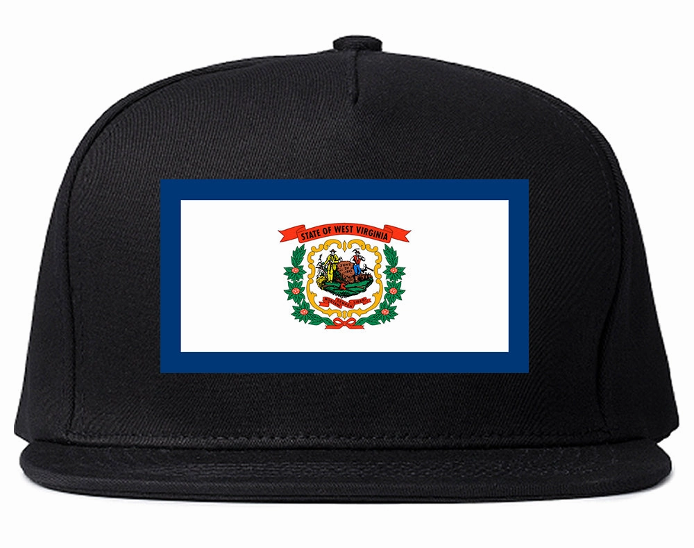 West Virginia State Flag WV Chest Mens Snapback Hat