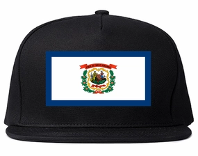 West Virginia State Flag WV Chest Mens Snapback Hat
