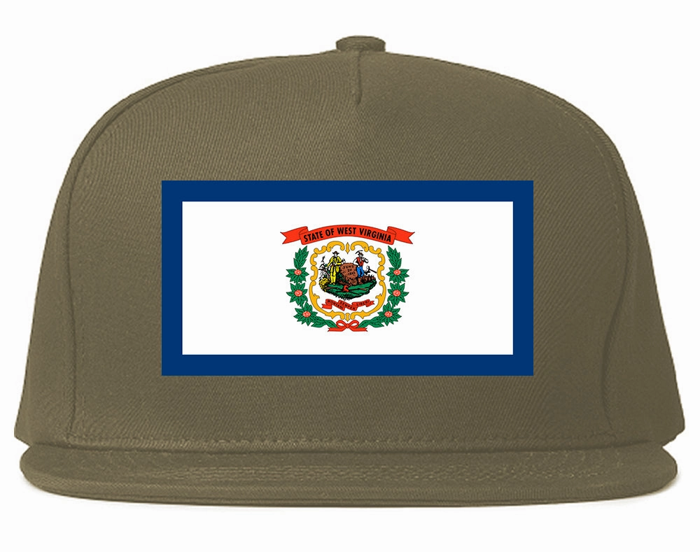 West Virginia State Flag WV Chest Mens Snapback Hat