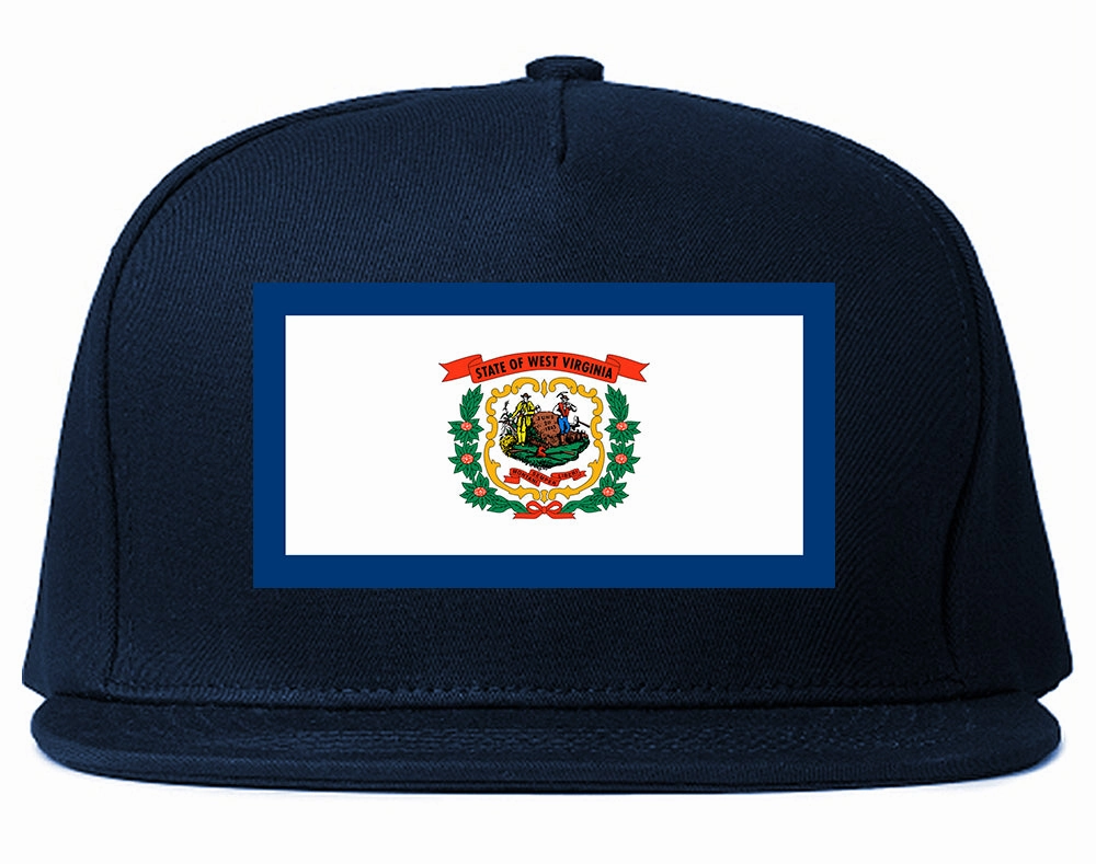 West Virginia State Flag WV Chest Mens Snapback Hat