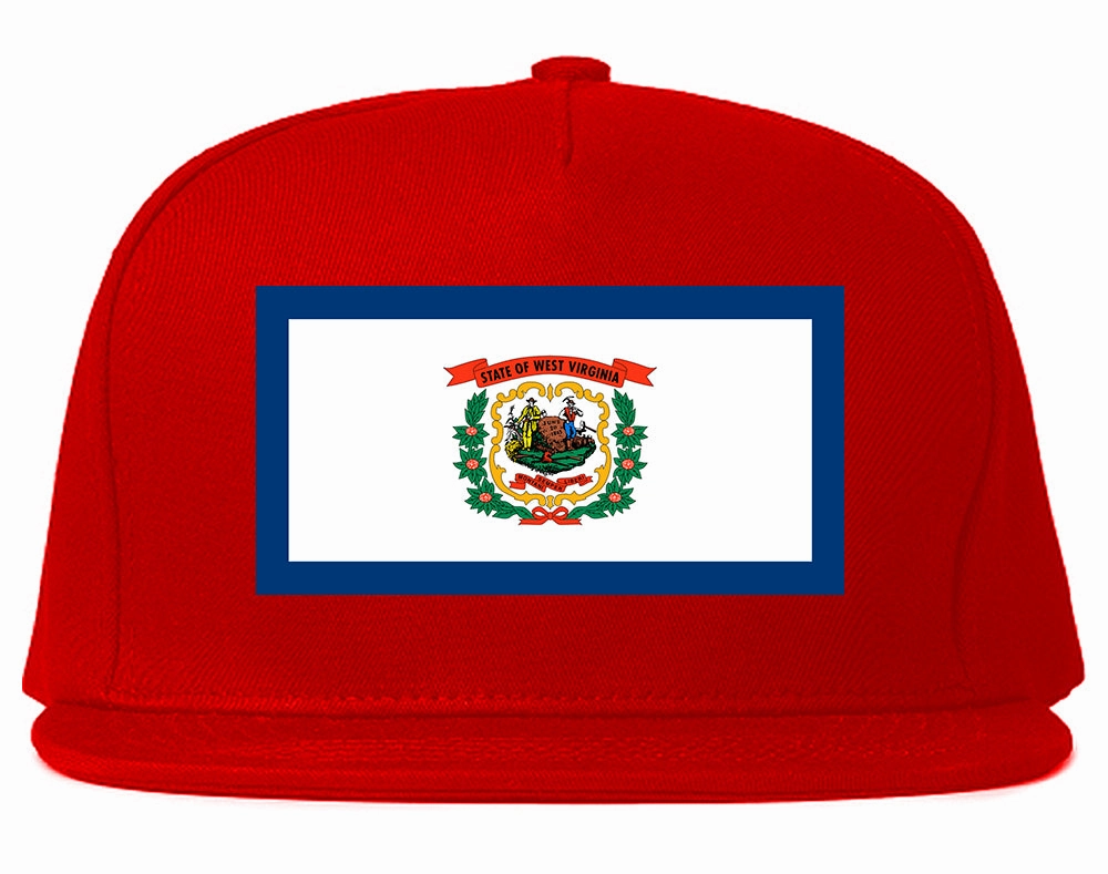 West Virginia State Flag WV Chest Mens Snapback Hat