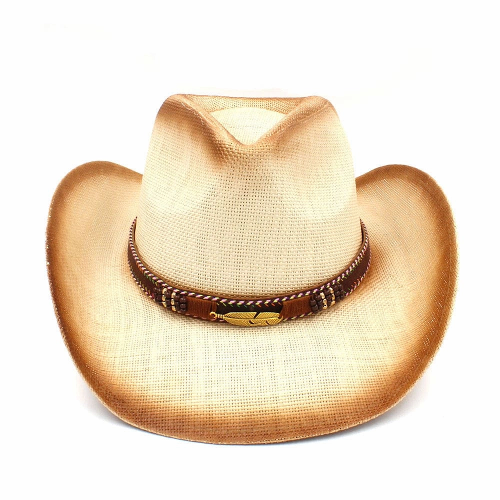 Western Straw Cowboy Hat