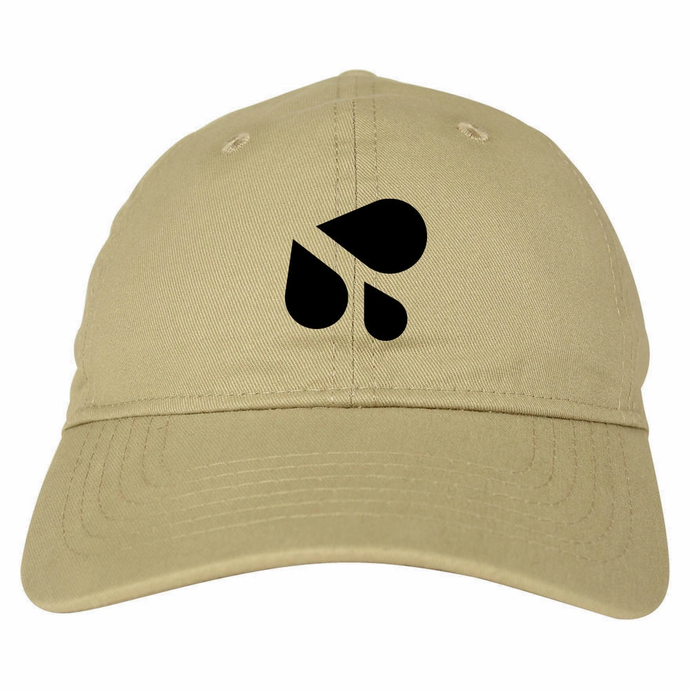 Wet Splashing Sweat Chest Mens Dad Hat Baseball Cap