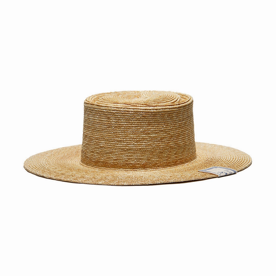 WHEAT PORK PIE HAT - Natural