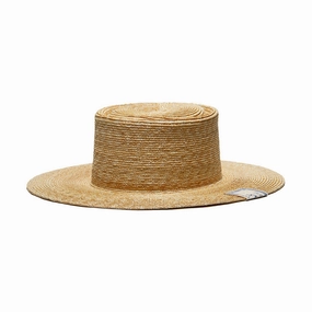 WHEAT PORK PIE HAT - Natural
