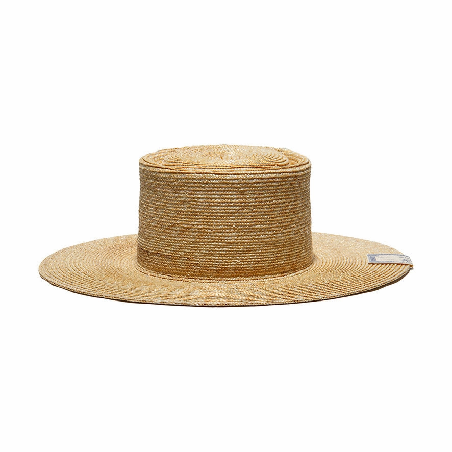 WHEAT PORK PIE HAT - Natural