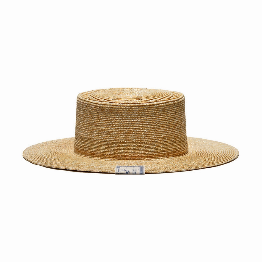 WHEAT PORK PIE HAT - Natural