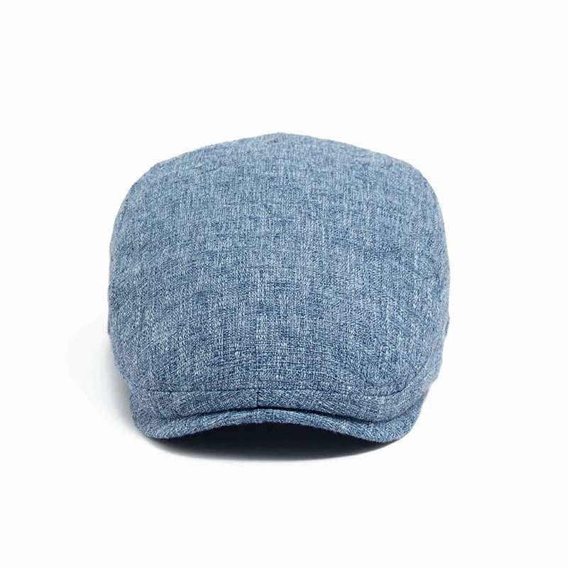 Whistler Linen Driver Flat Cap