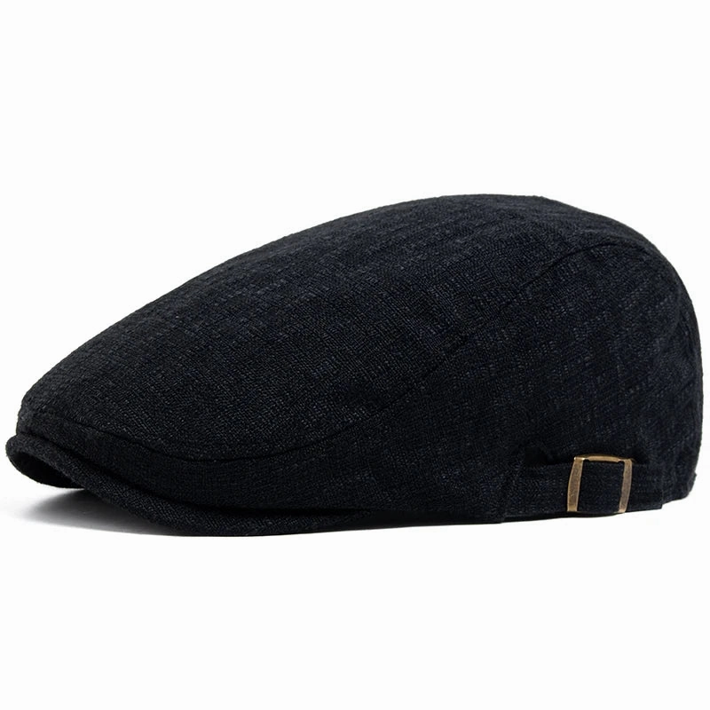 Whistler Linen Driver Flat Cap