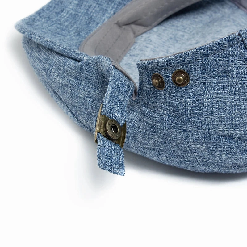 Whistler Linen Driver Flat Cap
