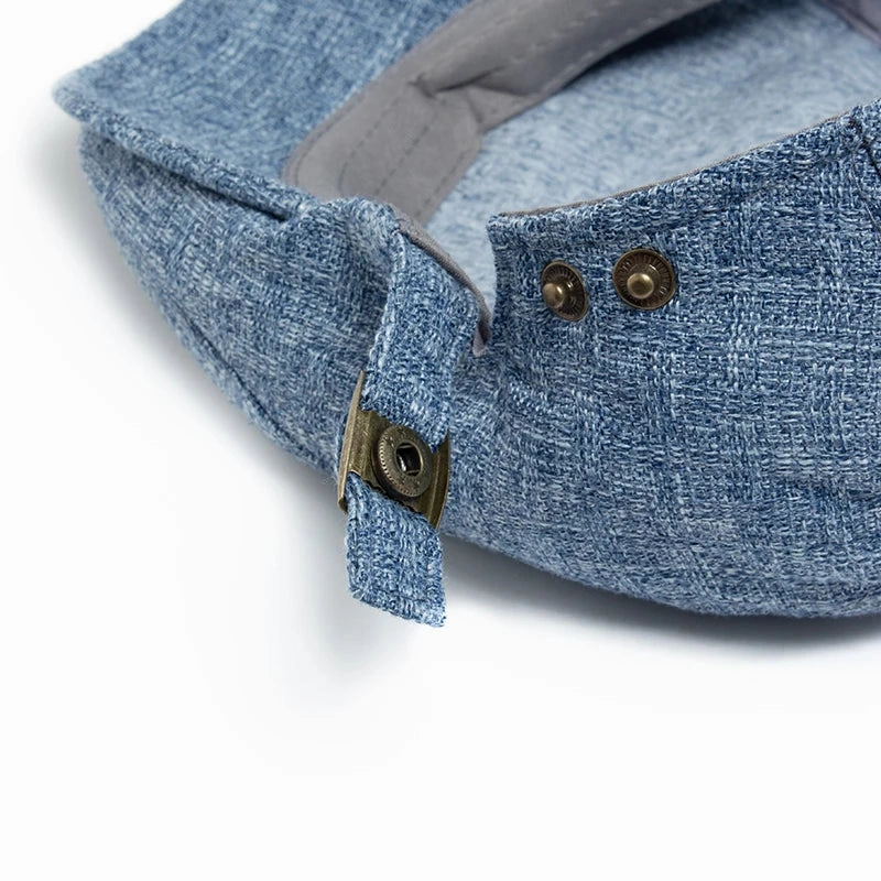 Whistler Linen Driver Flat Cap