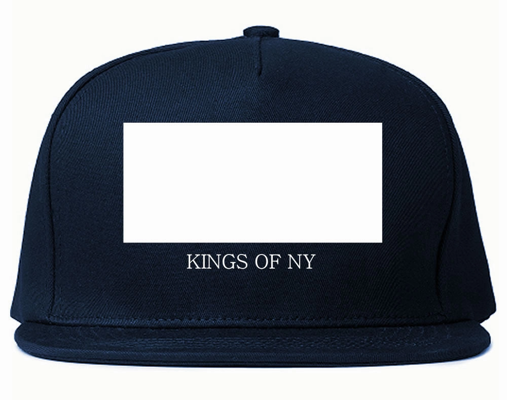 White Box Snapback Hat Cap