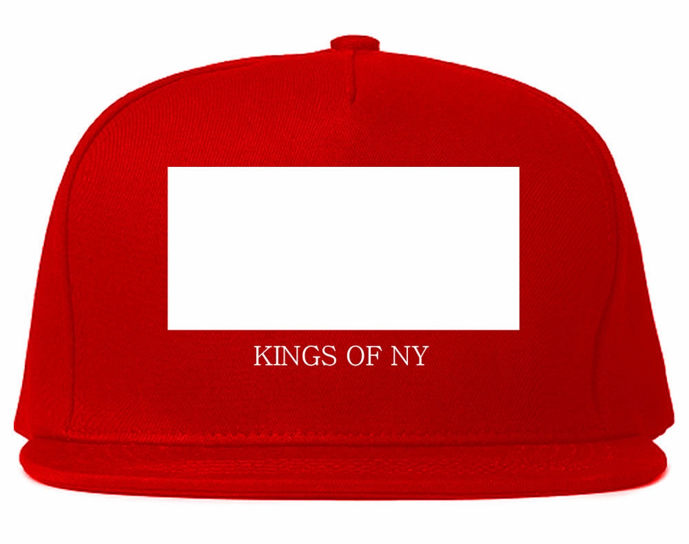 White Box Snapback Hat Cap