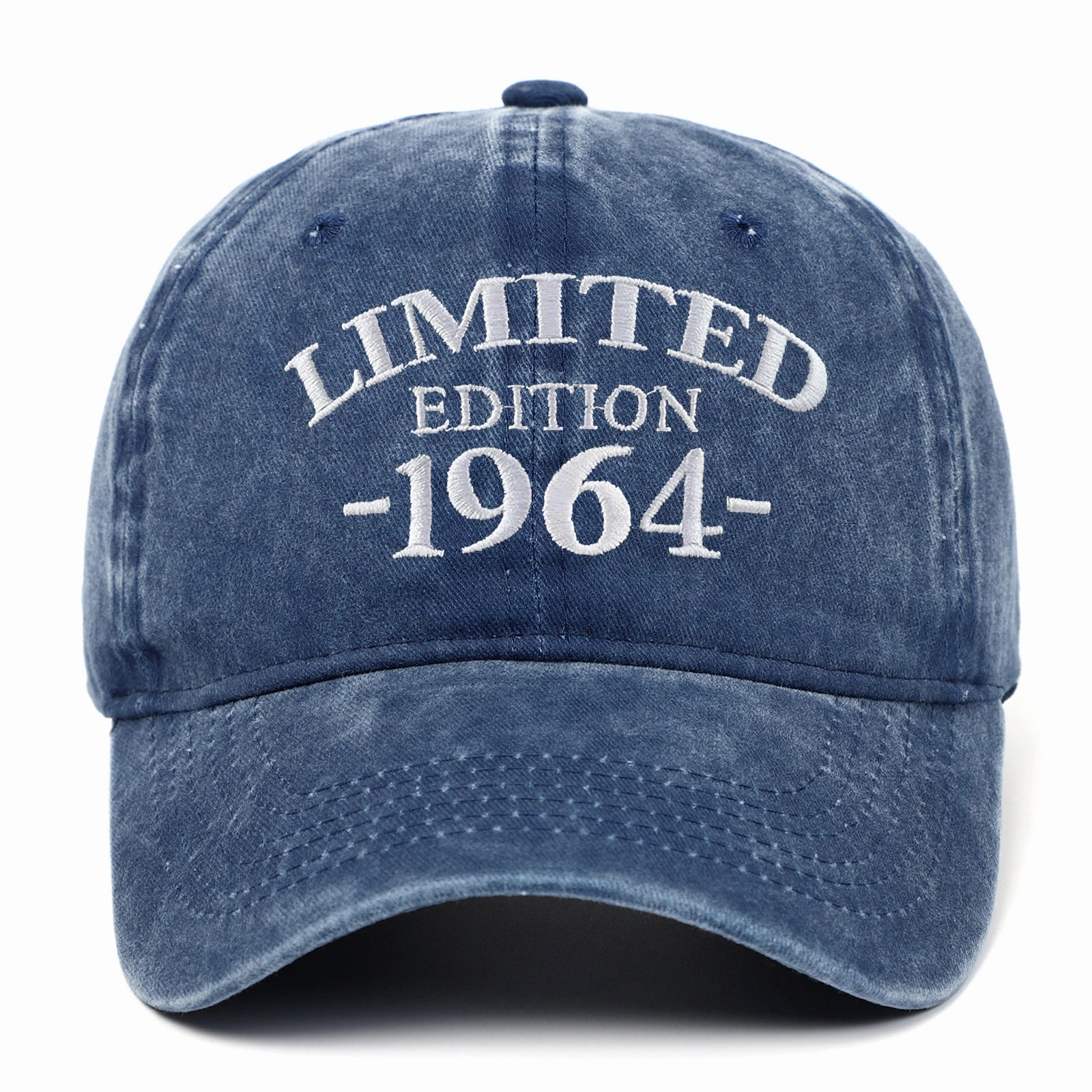 Wholesale 1964 embroidered baseball cap distressed washed baseball cap