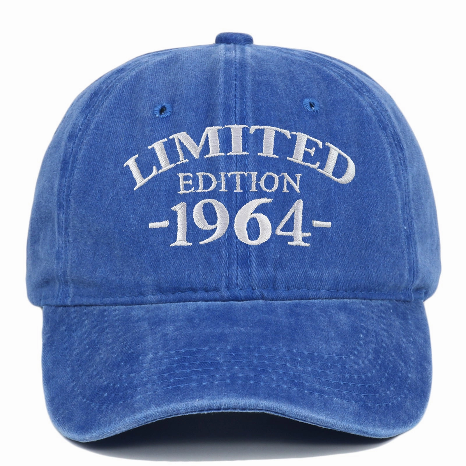 Wholesale 1964 embroidered baseball cap distressed washed baseball cap