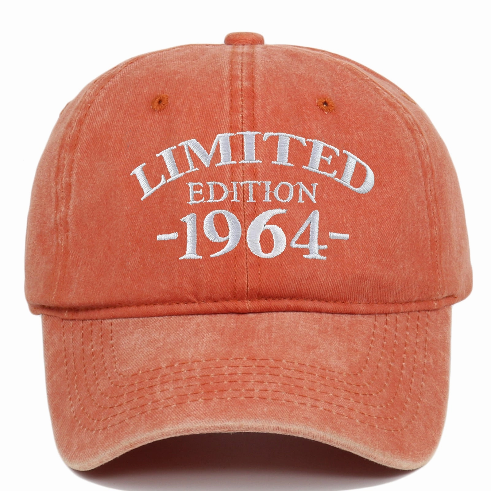 Wholesale 1964 embroidered baseball cap distressed washed baseball cap