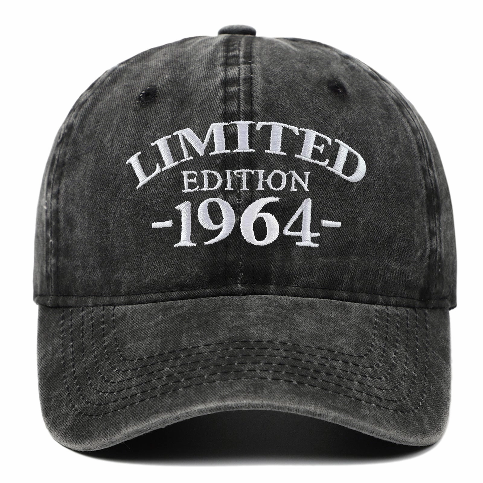 Wholesale 1964 embroidered baseball cap distressed washed baseball cap