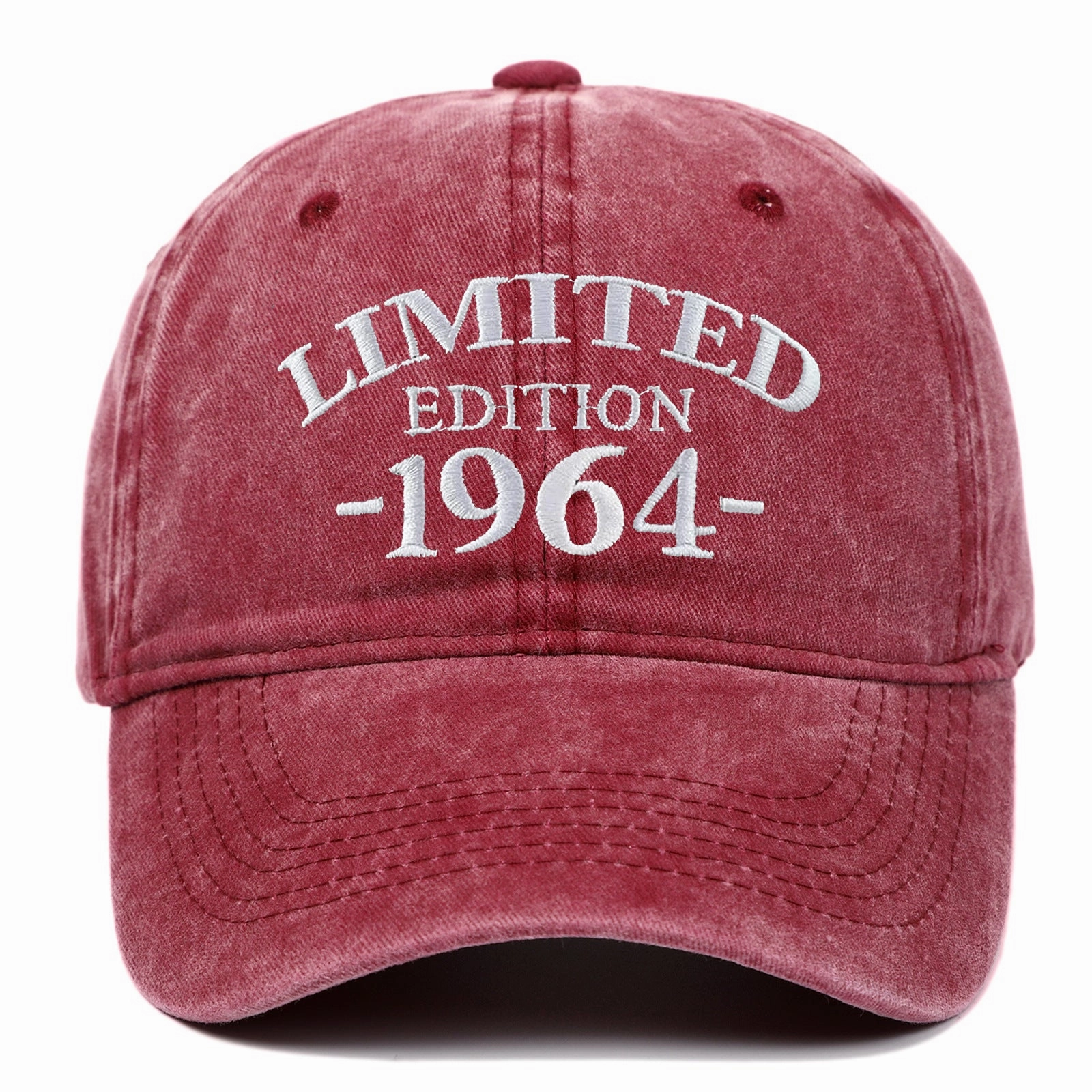 Wholesale 1964 embroidered baseball cap distressed washed baseball cap