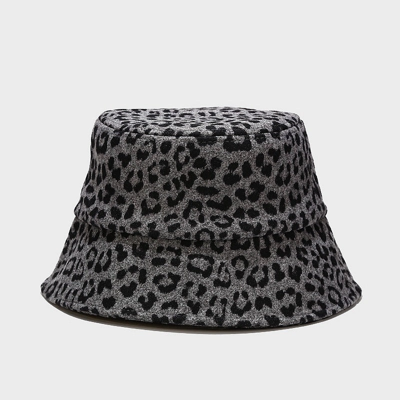 Wholesale 2023 Autumn and Winter New Thickened Wool Cow Pattern Leopard Pattern Zebra Pattern Fisherman Hat
