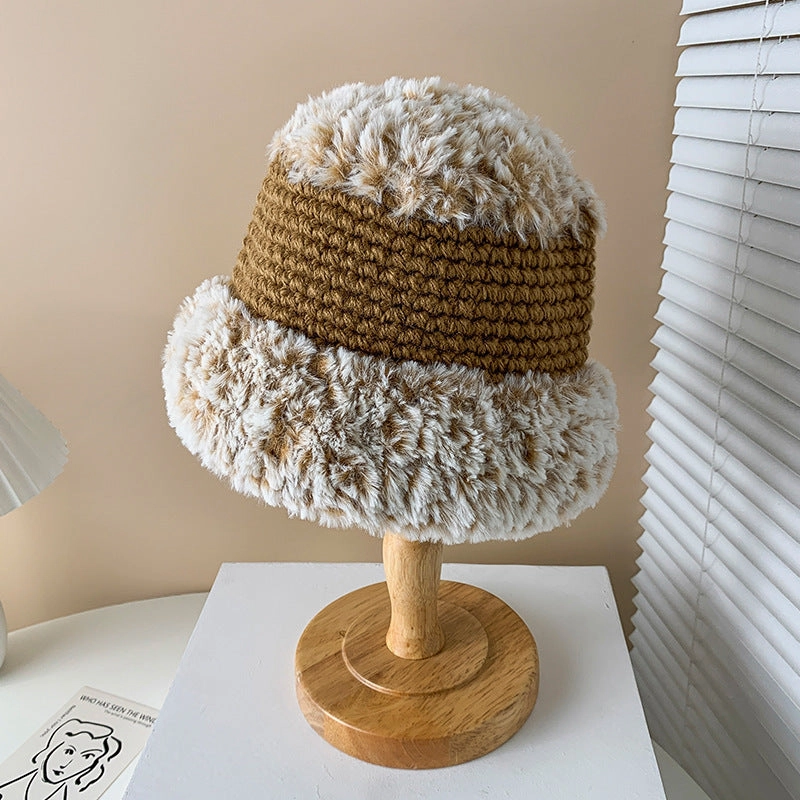 Wholesale 2023 Autumn and Winter Woolen Hat Plush Warm Fisherman Hat