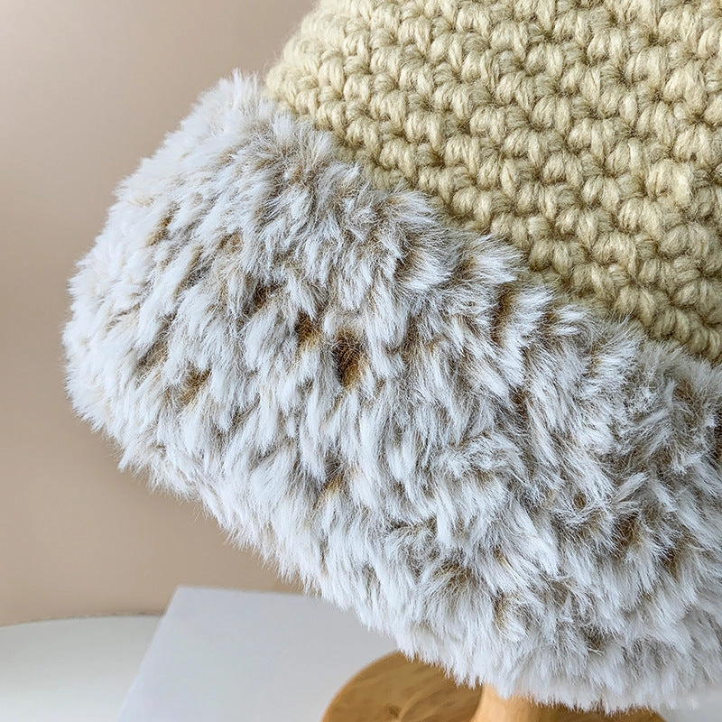 Wholesale 2023 Autumn and Winter Woolen Hat Plush Warm Fisherman Hat