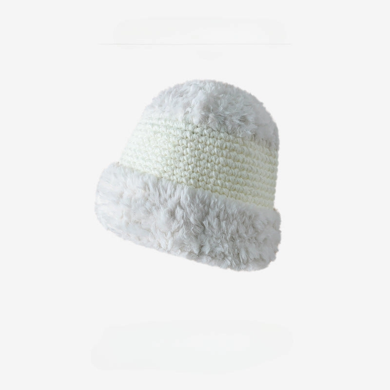 Wholesale 2023 Autumn and Winter Woolen Hat Plush Warm Fisherman Hat