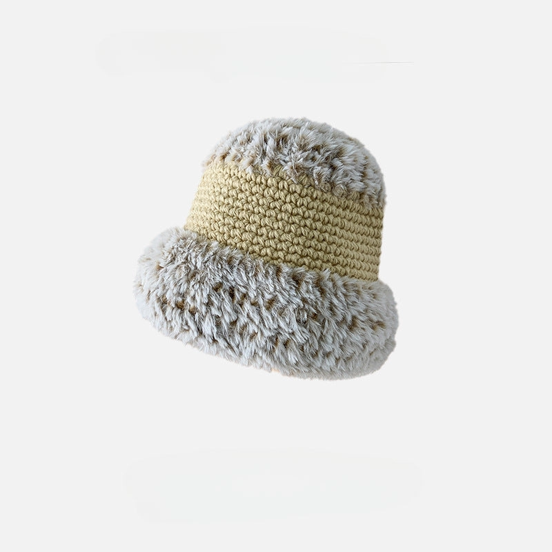 Wholesale 2023 Autumn and Winter Woolen Hat Plush Warm Fisherman Hat