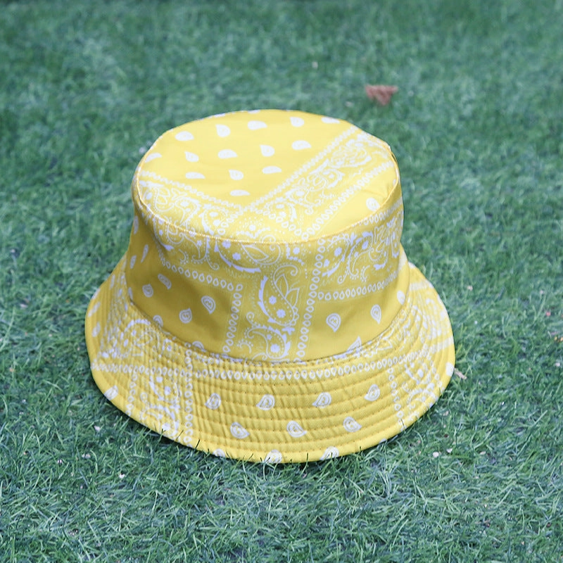 Wholesale 2023 Summer New Cashew Flower Polyester Bucket Hat