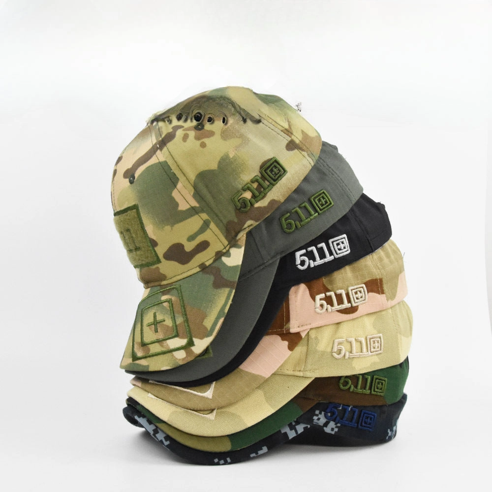 Wholesale 3D Embroidered Curved Brim Camouflage Baseball Cap