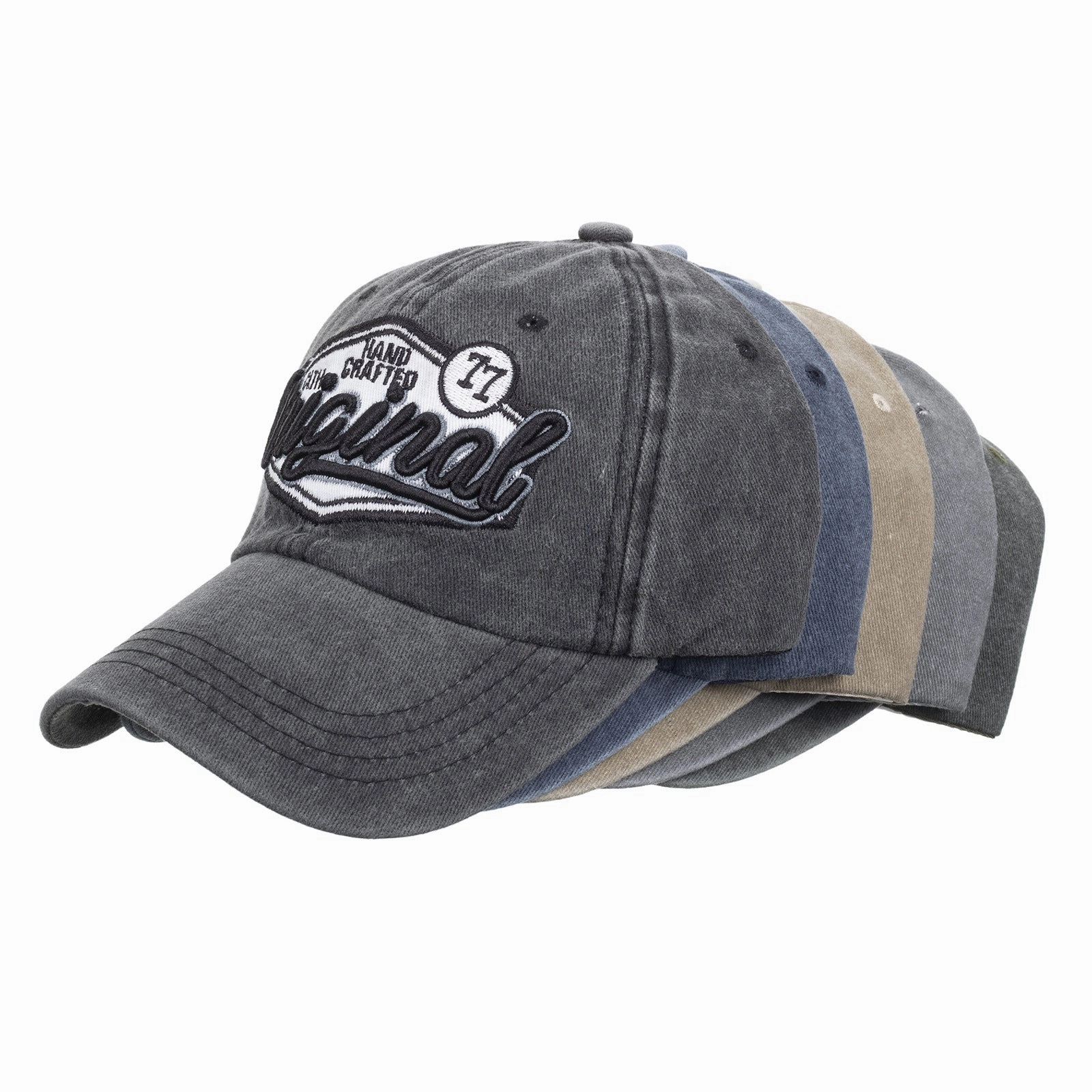 Wholesale 3D embroidered distressed baseball cap