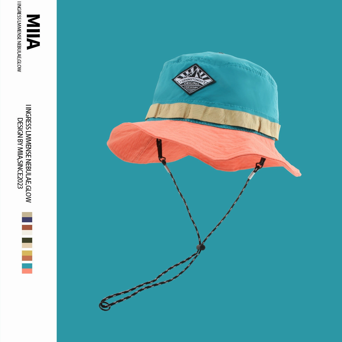 Wholesale Acrylic Contrasting Color Quick Dry Fisherman Hat