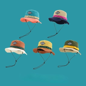 Wholesale Acrylic Contrasting Color Quick Dry Fisherman Hat