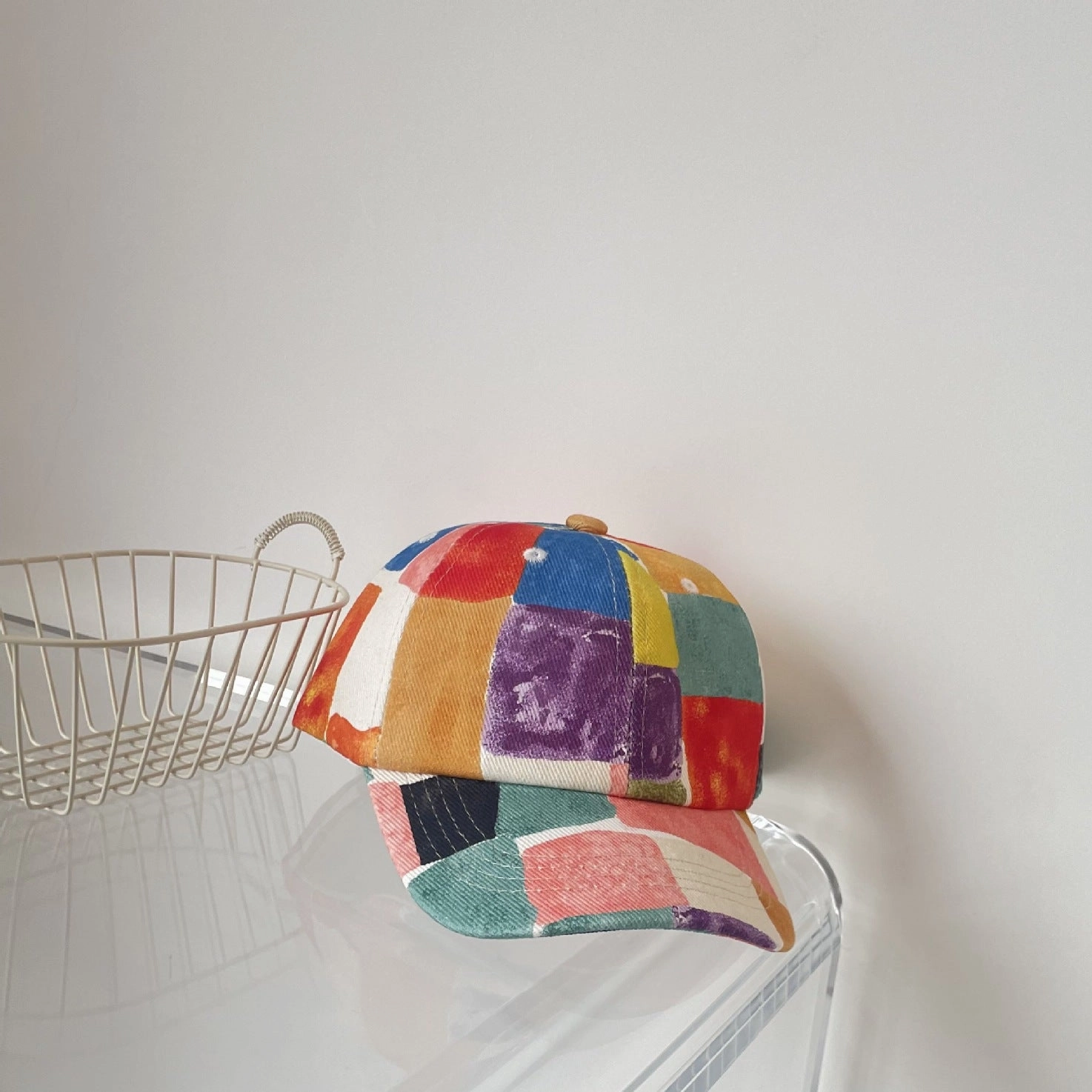 Wholesale Acrylic Graffiti Kids Colorful Bucket Hat