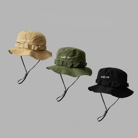 Wholesale Acrylic Thin Breathable Wide Brim Bucket Hat
