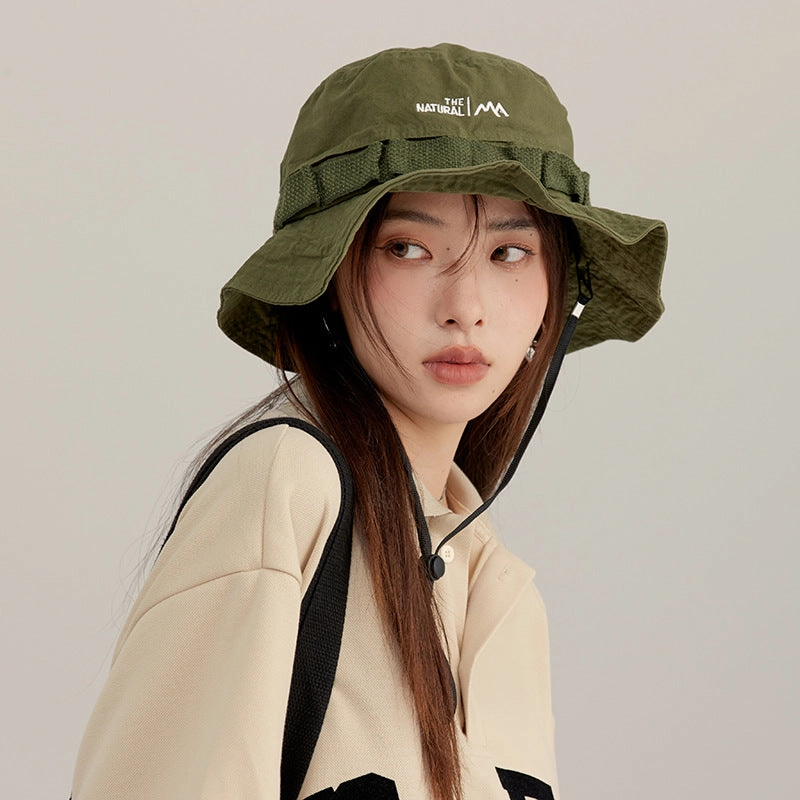 Wholesale Acrylic Thin Breathable Wide Brim Bucket Hat