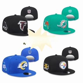 Wholesale Adjustable Flat-brim Team Baseball Cap