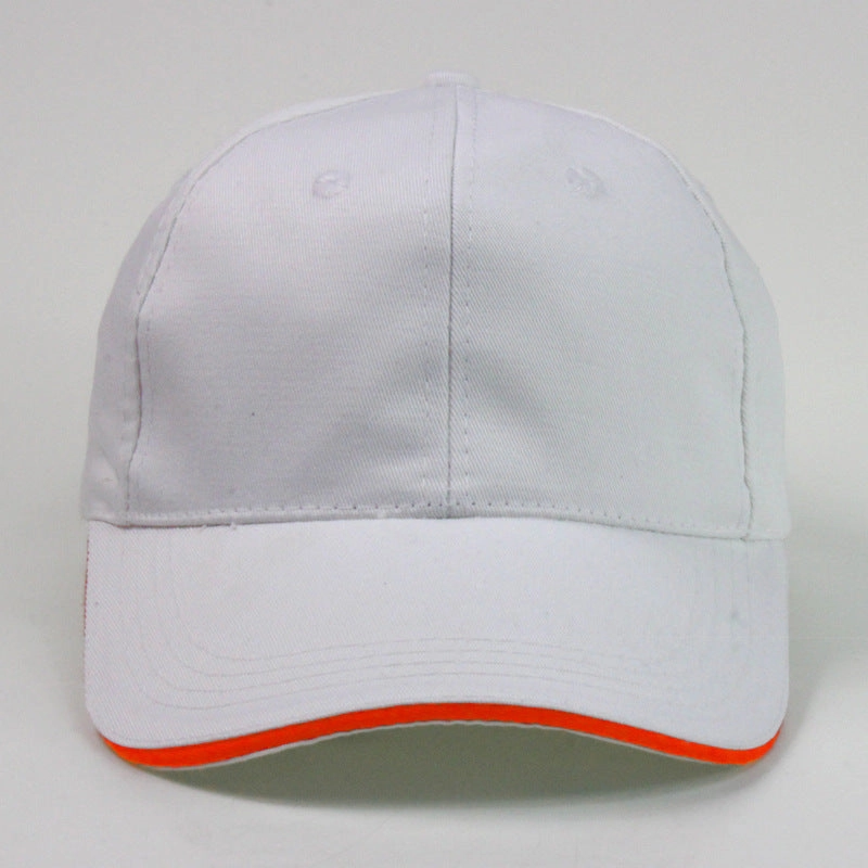Wholesale Advertising Printed Logo Embroidery Sandwich Cotton Baseball Cap