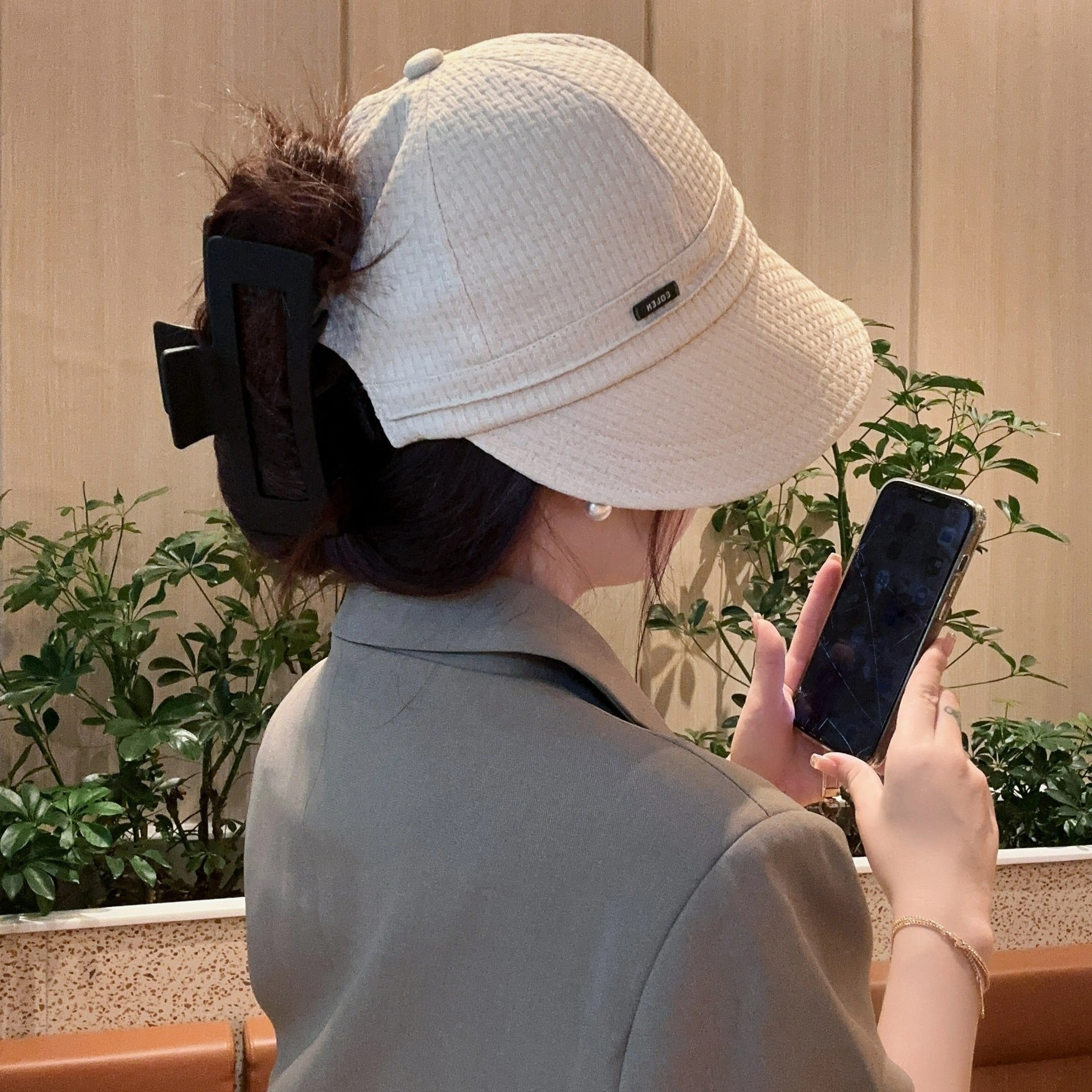 Wholesale All-match Equestrian Duckbill Bucket Hat