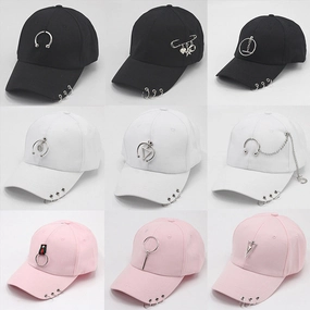 Wholesale all-match student chain hoop baseball cap