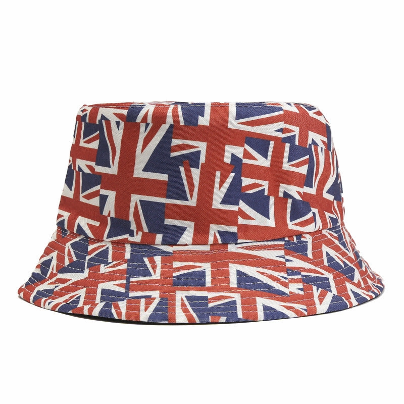 Wholesale American Flag Pattern Polyester Bucket Hat