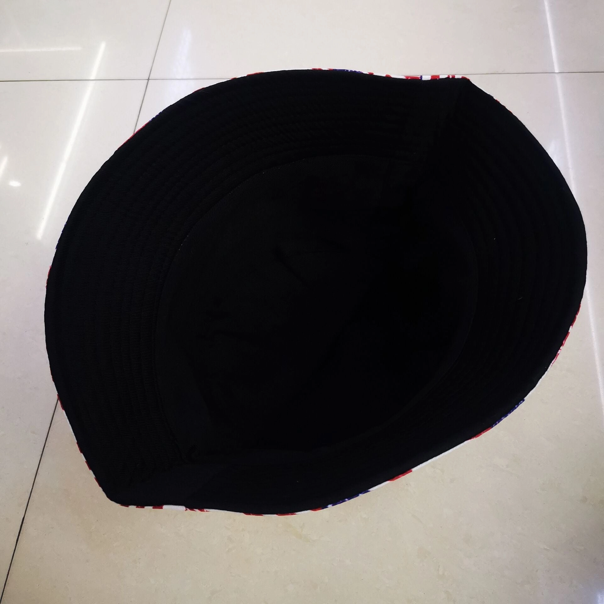 Wholesale American Flag Pattern Polyester Bucket Hat