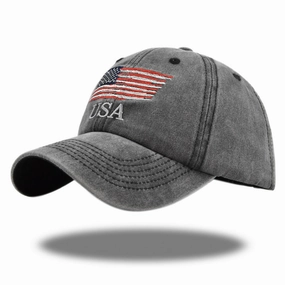 Wholesale American Flag Vintage Independence Day Embroidered Baseball Cap