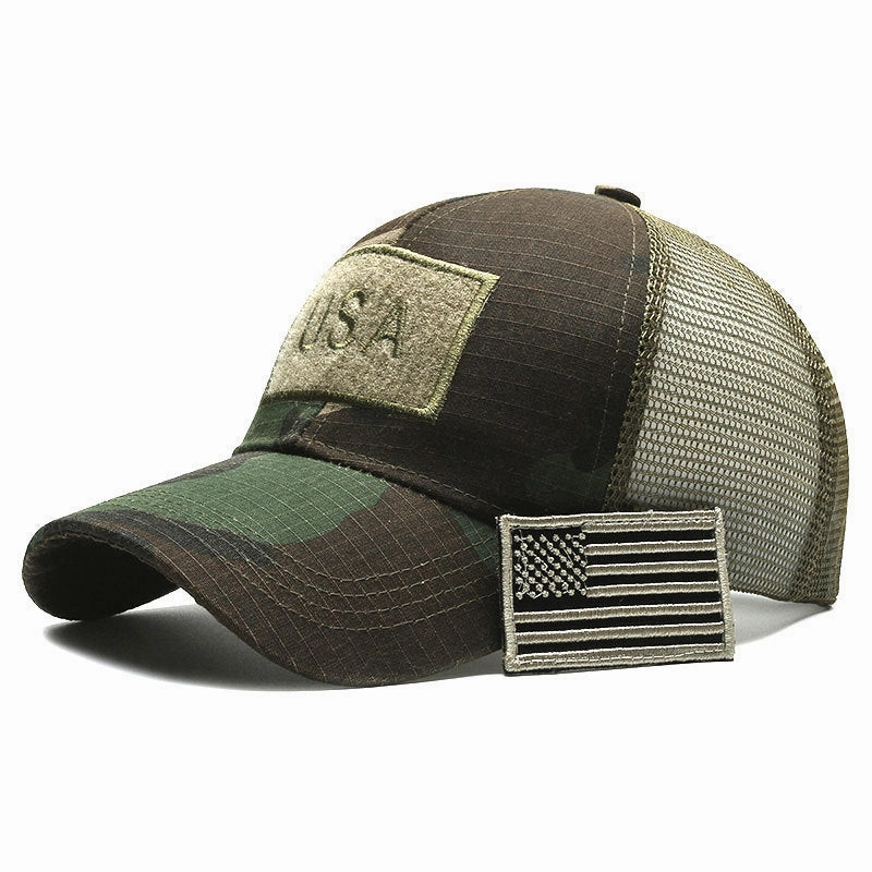 Wholesale American Velcro Baseball Mesh Cap