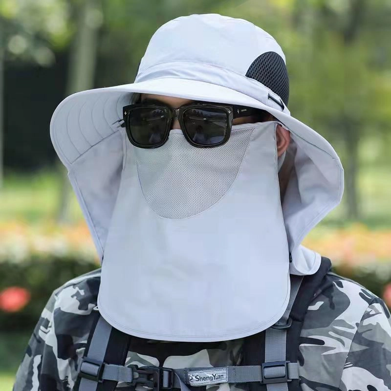 Wholesale Anti-UV and Waterproof Travel Face-covering Neck Cap for Men