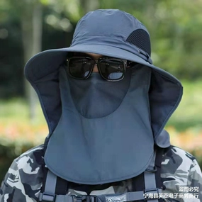 Wholesale Anti-UV and Waterproof Travel Face-covering Neck Cap for Men