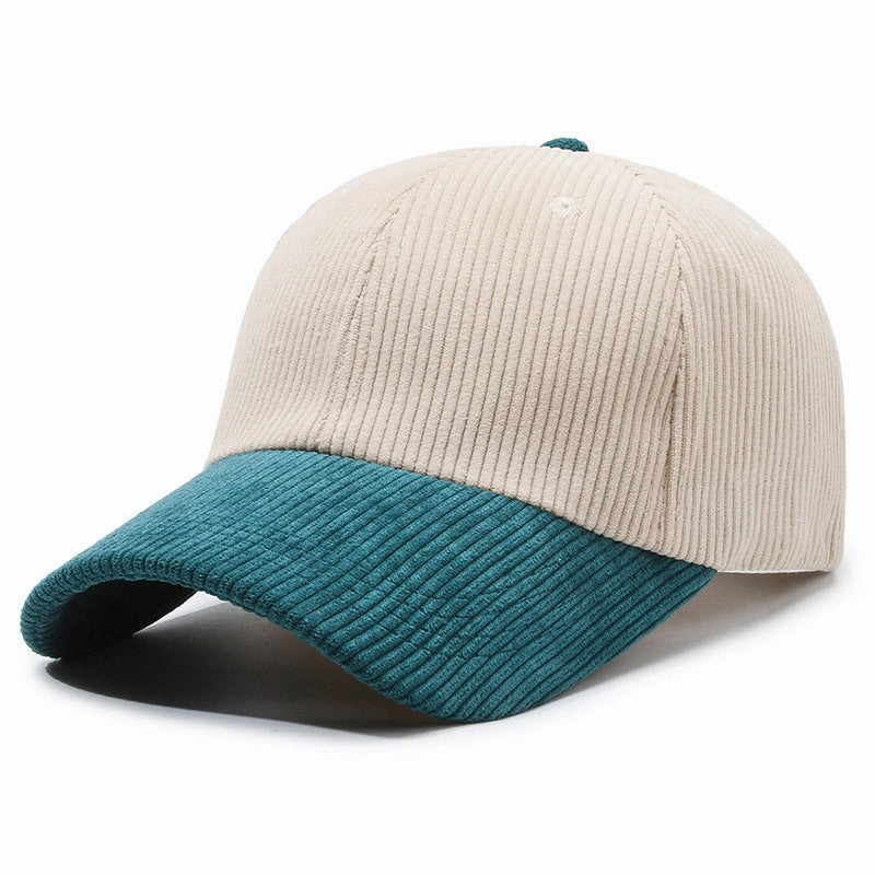 Wholesale Autumn and Winter Corduroy Solid Color Fashionable Warm Curved Brim Hat
