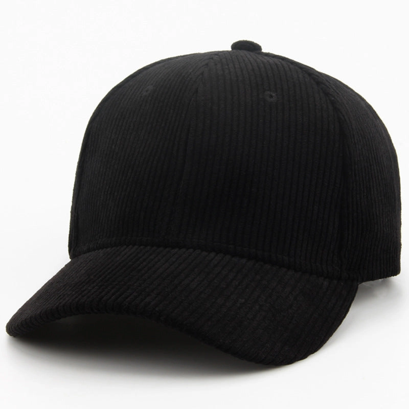 Wholesale Autumn and Winter Corduroy Stick Solid Color Retro Casual Warm Hat