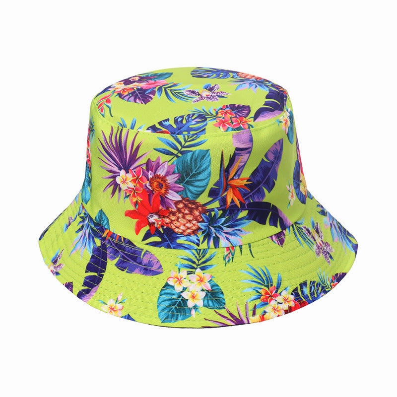 Wholesale Aztec Polyester Floral Print Bucket Hat