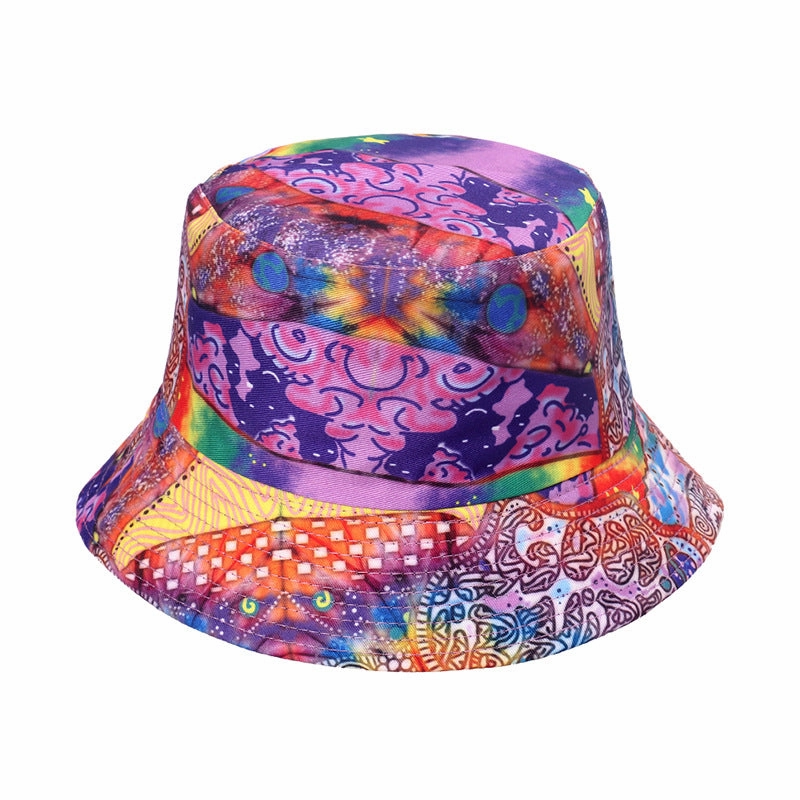 Wholesale Aztec Polyester Floral Print Bucket Hat